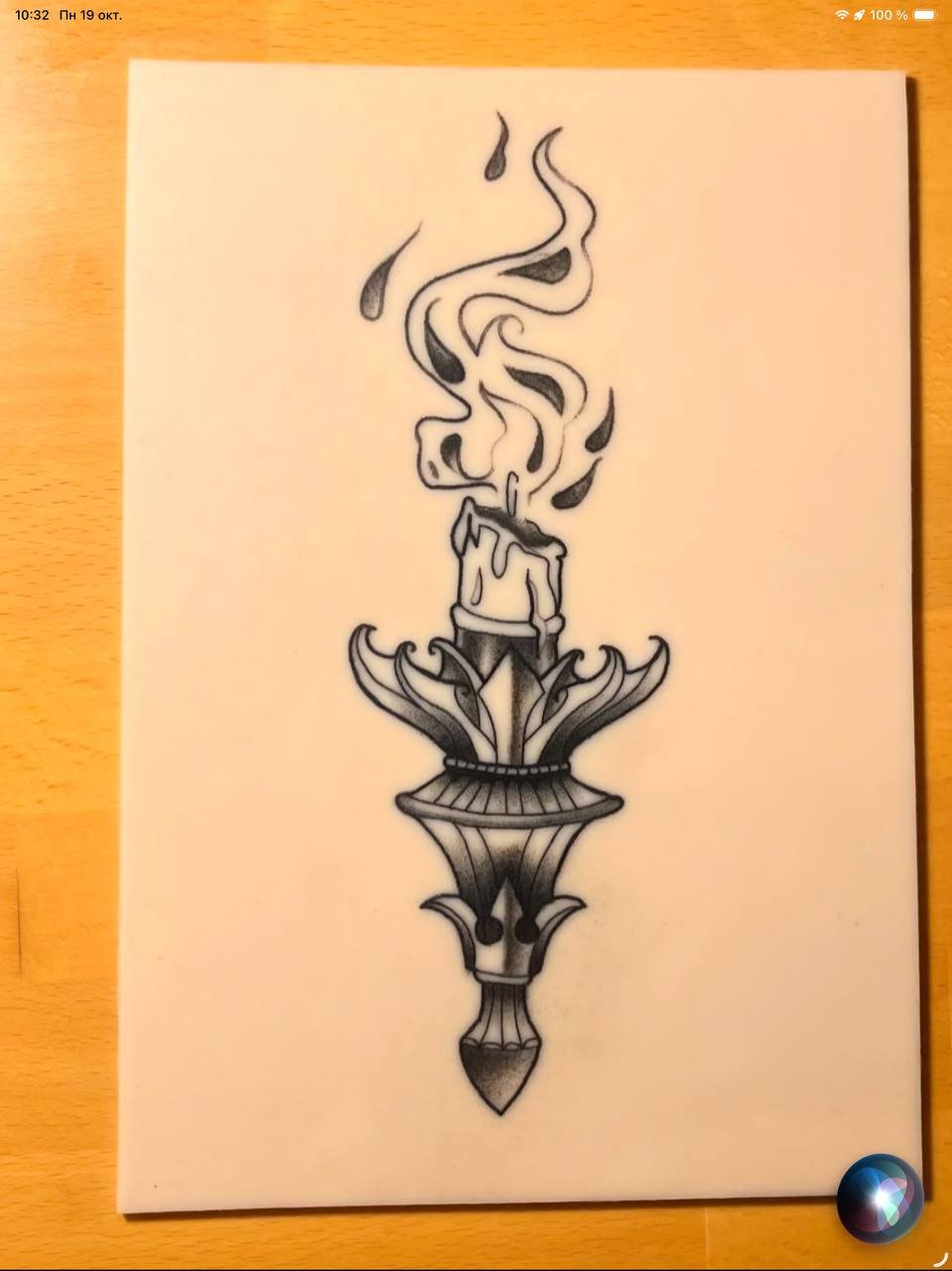Flame of Memory — Ornamental Candle